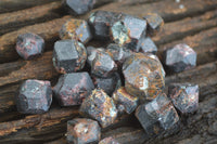 Natural Red & Brown Fully Formed Dodecagon Pyrope Garnet Crystals  - Sold per 500 g (70 to 85 pieces) - From Zimbabwe - Toprock Gemstones and Minerals