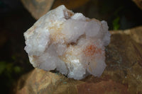 Natural Pale Spirit Ametrine Quartz Clusters  x 3 From Boekenhouthoek, South Africa - Toprock Gemstones and Minerals