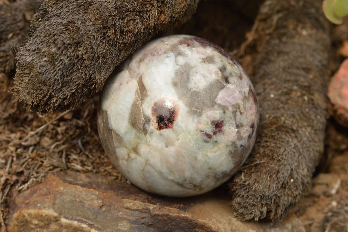 Polished Pink Tourmaline Rubellite Spheres x 2 From Madagascar - TopRock