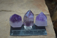 Polished Dream and Other Amethyst Points x 24 From Madagascar - Toprock Gemstones and Minerals