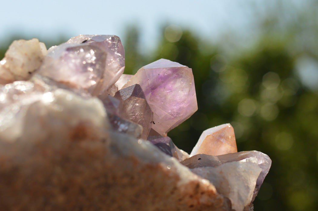 Natural Jacaranda Amethyst Quartz Cluster x 1 From Mumbwe, Zambia - TopRock
