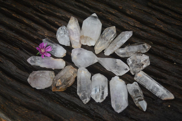 Natural Mixed Selection Of Brandberg Quartz Crystals  x 35 From Namibia - TopRock