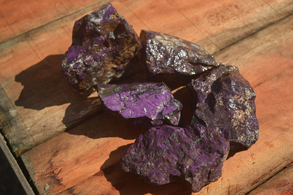 Polished Violet "Sugi" Rose Quartz Standing Free Form (XX Rare) x 1 From Madagascar - TopRock