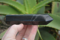 Polished Double Terminated Black Basalt Points  x 4 From Madagascar - Toprock Gemstones and Minerals
