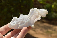 Natural Etched Blue Chalcedony Agate Specimens  x 7 From Nsanje, Malawi - TopRock