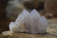 Natural Pale Lilac Spirit Quartz Crystals x 12 From Boekenhouthoek, South Africa - Toprock Gemstones and Minerals