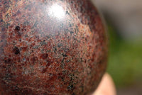 Polished Blood Red Specular Gemmy Garnet Spheres x 4 From Madagascar - TopRock
