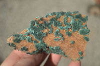 Natural Rare Ball Malachite On Drusy Quartz & Dolomite Matrix  x 2 From Kambove, Congo - Toprock Gemstones and Minerals