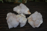 Natural Large White Cactus Flower Spirit Quartz Clusters  x 3 From Boekenhouthoek, South Africa - Toprock Gemstones and Minerals