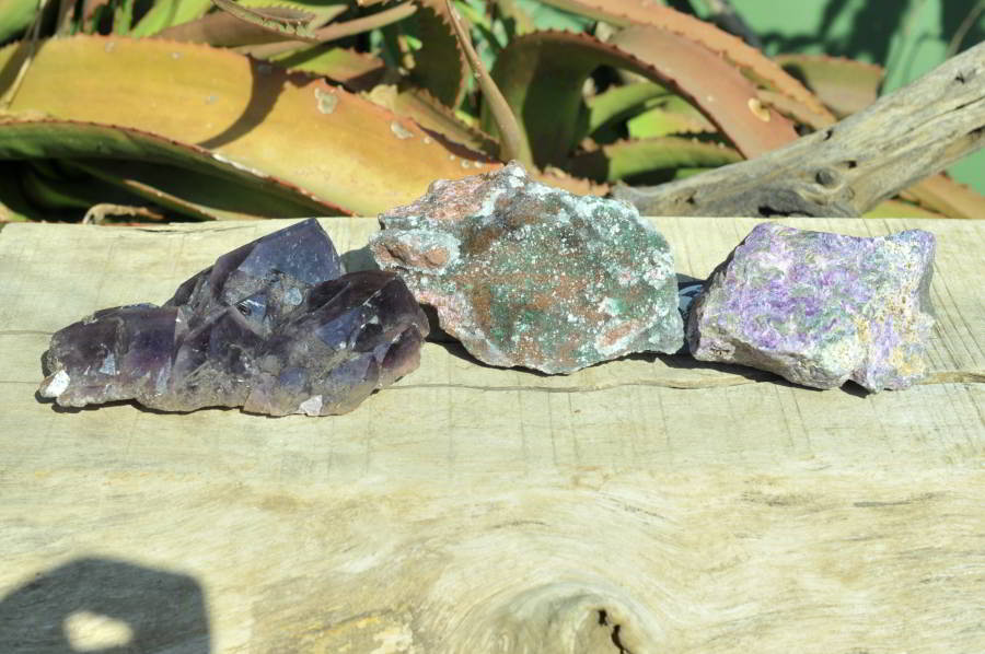 Natural Mixed Raw Minerals x 6 From Southern Africa - TopRock