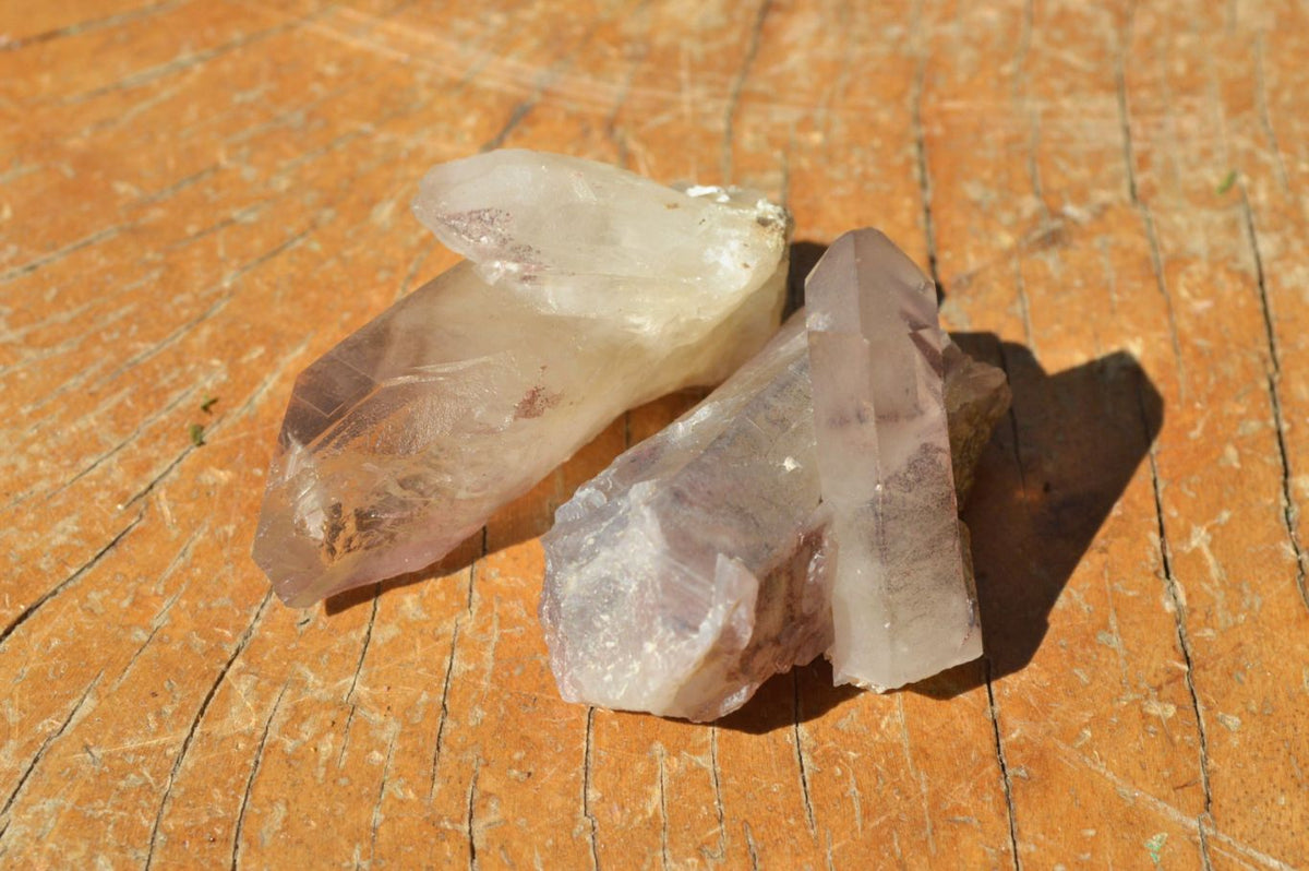 Natural Single Red Hematoid Phantom Quartz Crystals x 84 From Zimbabwe - TopRock