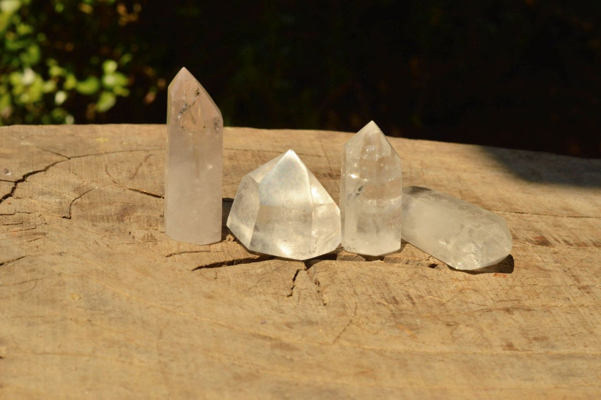 Polished Semi Optic Quartz Points x 24 From Madagascar - TopRock