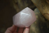 Polished Pink Rose Quartz Points  x 3 From Madagascar - Toprock Gemstones and Minerals