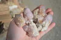 Natural Small Mixed Spirit Amethyst / Ametrine Specimens  x 35 From Boekenhouthoek, South Africa - Toprock Gemstones and Minerals