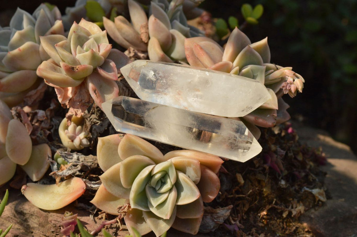 Polished Semi Optic Quartz Points x 24 From Madagascar - TopRock