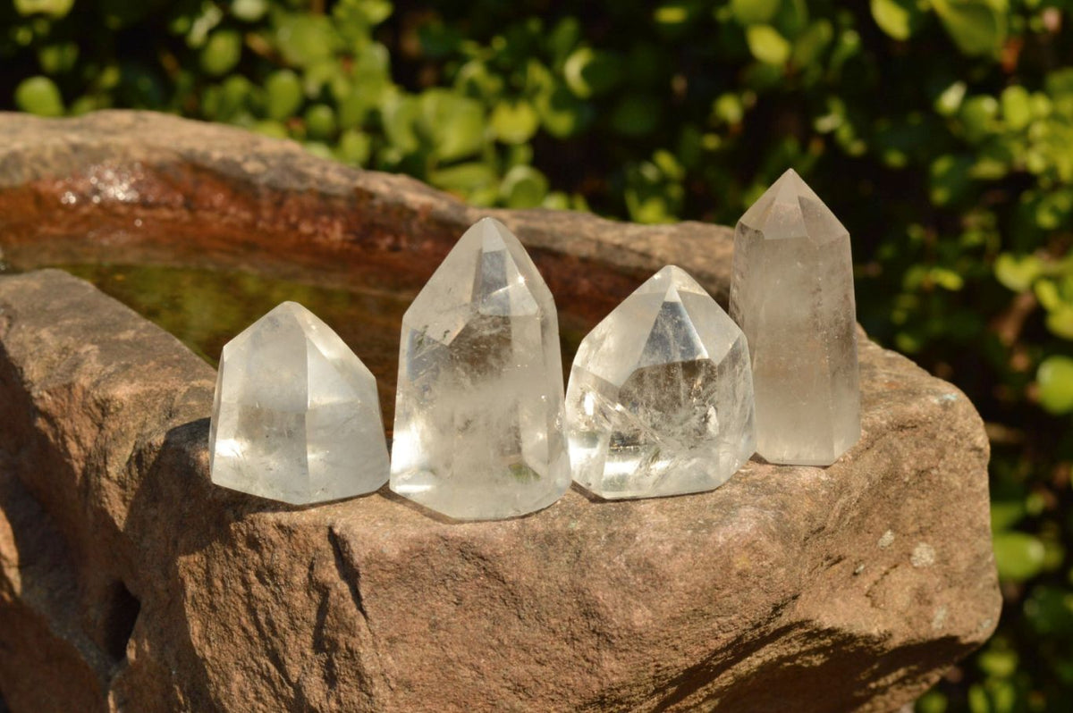 Polished Semi Optic Quartz Points x 24 From Madagascar - TopRock