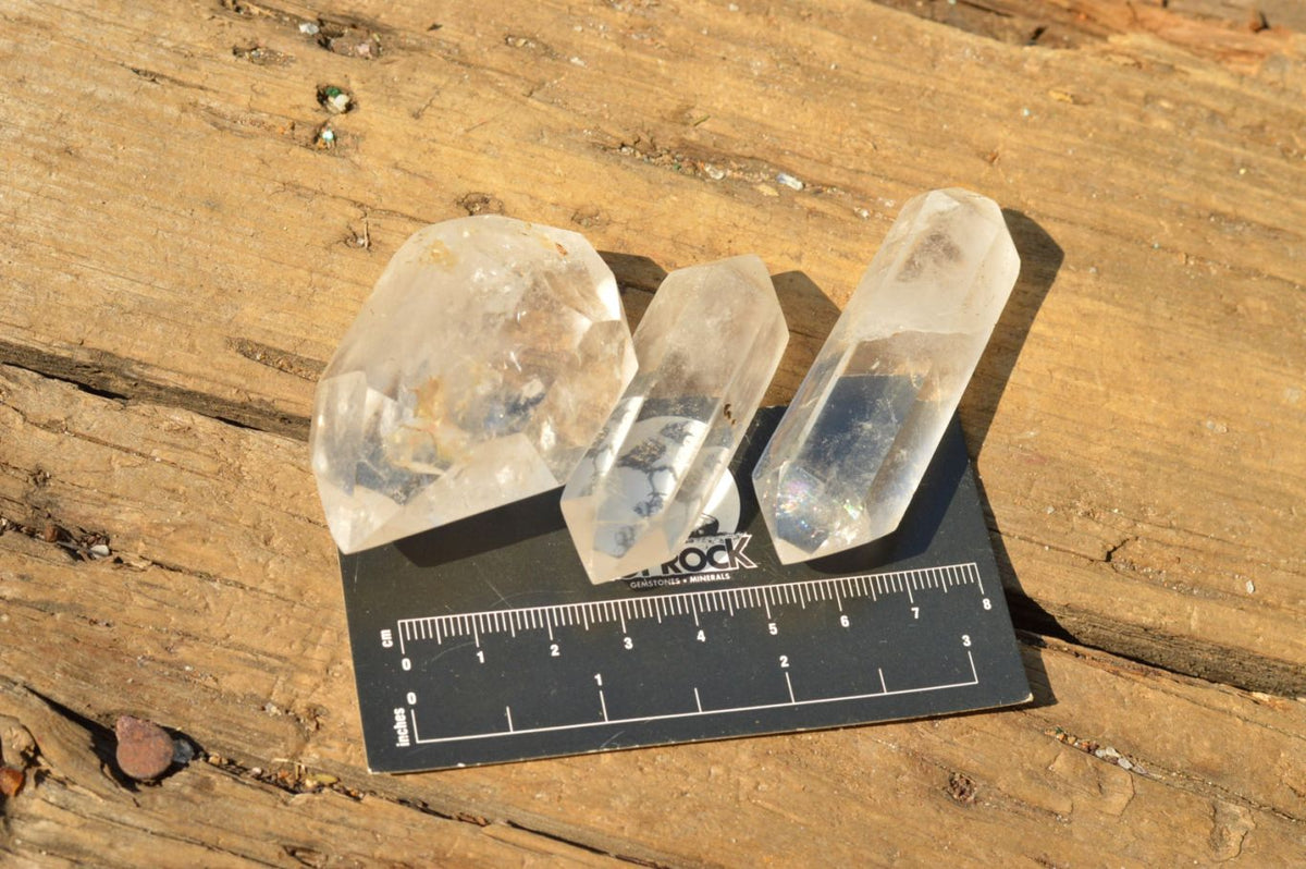 Polished Semi Optic Quartz Points x 24 From Madagascar - TopRock
