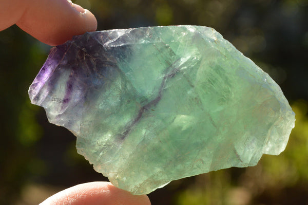 Natural Cobbed & Stone Sealed Watermelon Fluorite Pieces x 12 From Uis, Namibia - TopRock