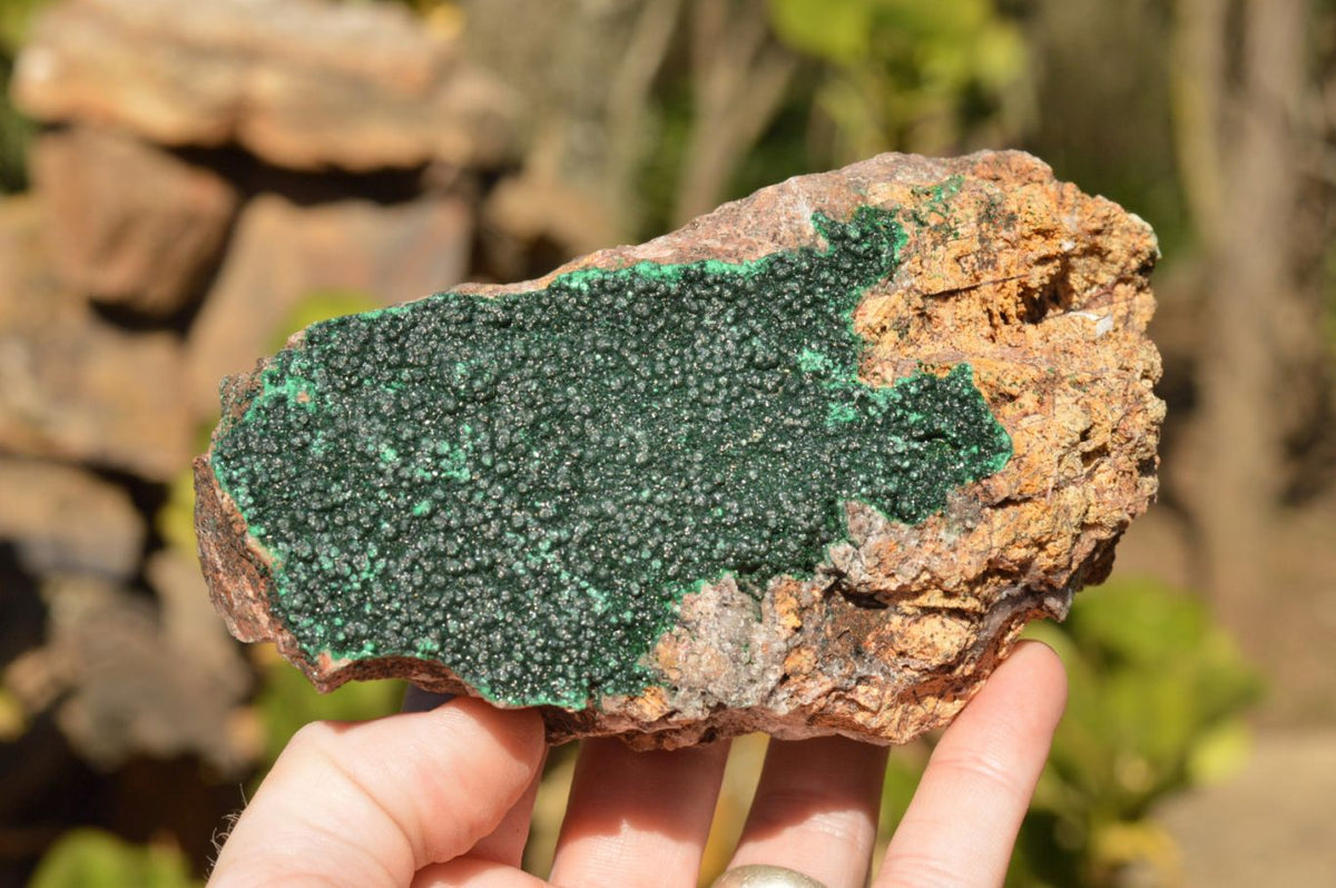 Natural Micro Botryoidal Malachite Specimens x 5 From Congo - TopRock