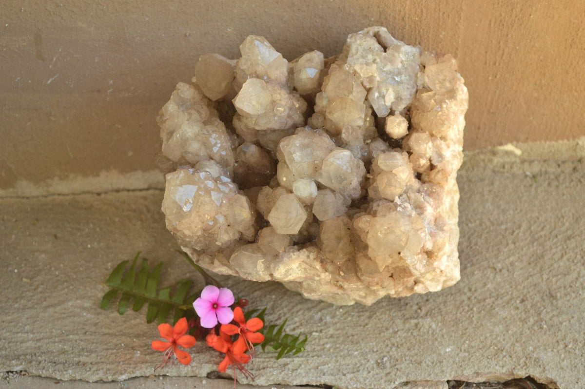 Natural Smokey Quartz Cluster (Minor Damage) x 1 From Luena, Congo - TopRock