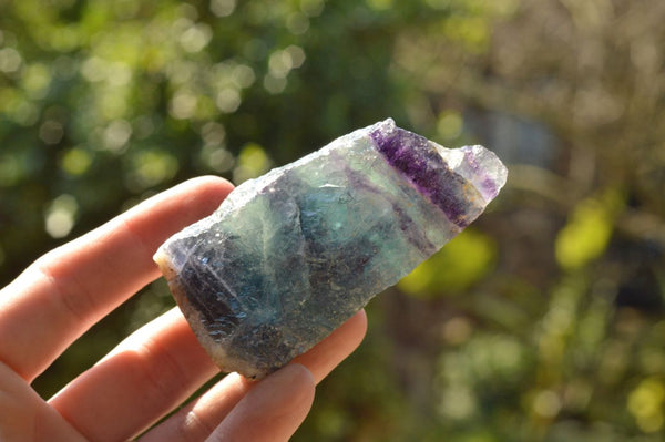 Natural Stone Sealed Watermelon Fluorite Cobbed Pieces  x 11 From Uis, Namibia - TopRock