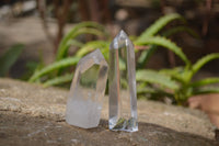 Polished Semi Optic Clear Quartz Points x 24 From Madagascar - Toprock Gemstones and Minerals
