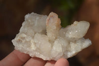 Natural White Spirit Quartz Clusters  x 12 From Boekenhouthoek, South Africa - Toprock Gemstones and Minerals