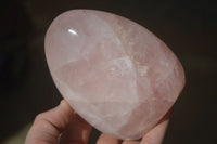 Polished Pink Rose Quartz Standing Free Forms x 2 From Antsirabe, Madagascar - Toprock Gemstones and Minerals