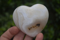 Polished Stunning Selection Of Agate Hearts x 6 From Madagascar - Toprock Gemstones and Minerals