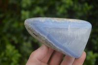 Polished Blue Lace Agate Standing Free Forms  x 3 From Nsanje, Malawi - Toprock Gemstones and Minerals