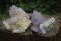 Natural Spirit Amethyst Spirit Quartz Clusters  x 12 From Southern Africa - Toprock Gemstones and Minerals
