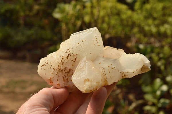 Natural Groovy Cascading Quartz Clusters  x 4 From Mandrosonoro, Madagascar - TopRock