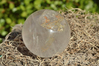Polished Semi Optic Quartz Spheres x 2 From Madagascar - TopRock