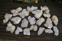 Natural Pale Lilac Spirit Quartz Clusters  x 20 From Boekenhouthoek, South Africa - Toprock Gemstones and Minerals