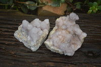 Natural Long Fingered Spirit Quartz Clusters x 2 From Boekenhouthoek, South Africa - Toprock Gemstones and Minerals