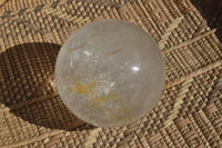 Polished Semi Optic Quartz Spheres x 2 From Madagascar - TopRock