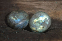 Polished Labradorite Palm Stones  x 20 From Tulear, Madagascar - Toprock Gemstones and Minerals