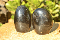 Polished Schorl Black Tourmaline Standing Free Forms x 6 From Madagascar - TopRock