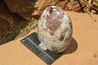 Polished Rubellite Pink Tourmaline Standing Free Forms  x 3 From Madagascar - TopRock