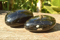 Polished Schorl Black Tourmaline Standing Free Forms x 6 From Madagascar - TopRock