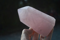 Polished Gemmy Pink Rose Quartz Points  x 3 From Madagascar - Toprock Gemstones and Minerals