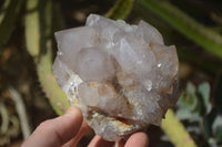 Natural Smokey Spirit Quartz Clusters x 3 From Boekenhouthoek, South Africa - Toprock Gemstones and Minerals