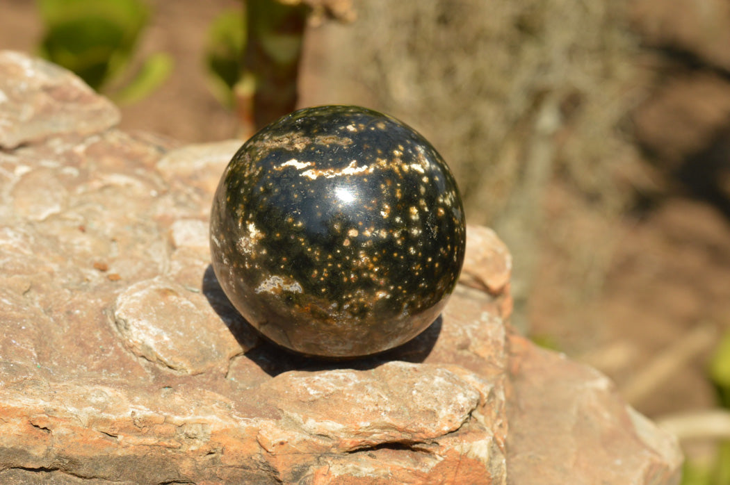 Polished Gorgeous Selection Of Orbicular Ocean Jasper Spheres x 4 From Madagascar - TopRock