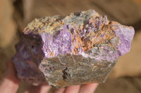 Natural Rough Stichtite Specimens x 2 From Barberton, South Africa - Toprock Gemstones and Minerals