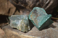 Natural Rough Jade Cobbed Specimens x 12 From Swaziland - Toprock Gemstones and Minerals
