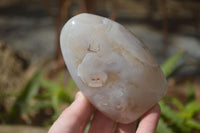 Polished Mixed Agate Standing Free Forms x 6 From Madagascar - Toprock Gemstones and Minerals