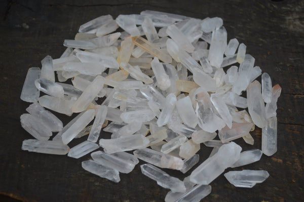 Natural Small Clear Madagascar Quartz Crystals  - Sold per 1 kg - From Madagascar - TopRock
