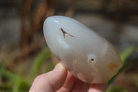 Polished Mixed Agate Standing Free Forms x 6 From Madagascar - Toprock Gemstones and Minerals