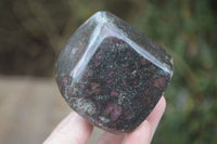 Polished Fluorescent Ruby Corundum In Chrome Verdite Free Forms x 4 From Zimbabwe - Toprock Gemstones and Minerals