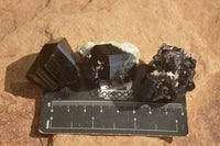 Natural Schorl Black Tourmaline Specimens x 13 From Erongo, Namibia - Toprock Gemstones and Minerals